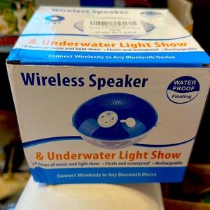 New, in box Wireless Speaker (Blue)
